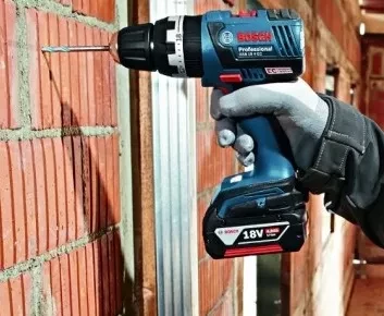 Дрель-шуруповерт аккумуляторная BOSCH GSB 18 V-EC ударная купить в Кургане