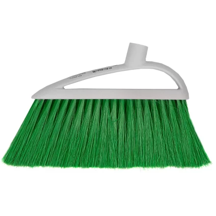 Щетка пластмассовая для подметания пола, премиум, 23 см, без черенка, салатовая щетина, Home Palisad 935575 купить в Кургане