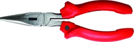 Длинногубцы Standard 200 мм прямые шлифованные пластмассовые рукоятки MATRIX 17154 купить в Кургане