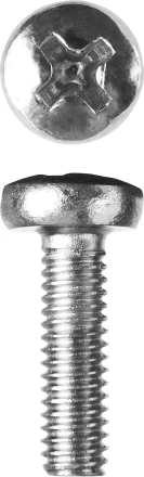 Винт ЗУБР &quot;МАСТЕР&quot; DIN 7985, класс прочности 4.8, оцинкованный, M4x10мм, 5кг 303150-04-010 купить в Кургане