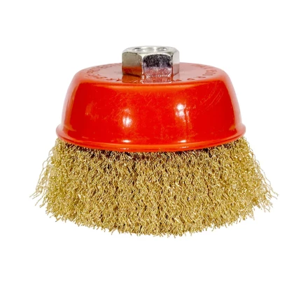 Щетка для УШМ М14/100 мм чашечная сталь прямая VMX 511720 купить в Кургане