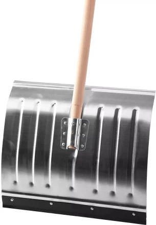 Лопата снеговая алюминиевая с деревянным черенком, 430мм, СИБИН 421857 421857 купить в Кургане