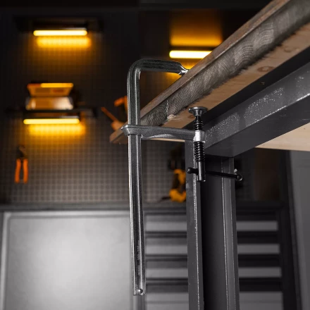 Струбцина F-образная Denzel 20477, 120x300мм, кованая купить в Кургане