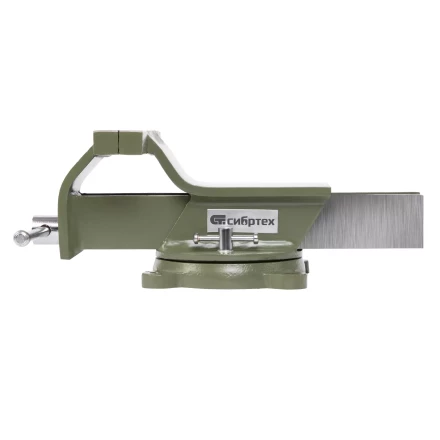 Тиски слесарные Сибртех 18620, 150 мм, стальные, поворотные купить в Кургане