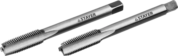 Комплект метчиков STAYER "MASTER", сталь 9ХС, М8х1,0, 2 шт 28025-08-1.0-H2 купить в Кургане