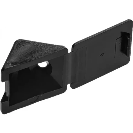 Уголок мебельный ЗУБР с шурупом, цвет черный, 4,0x15мм, ТФ6, 4шт 4-308256-7 купить в Кургане