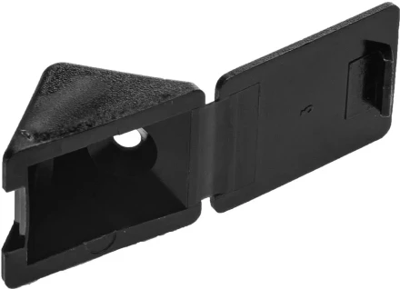 Уголок мебельный ЗУБР с шурупом, цвет черный, 4,0x15мм, ТФ6, 4шт 4-308256-7 купить в Кургане