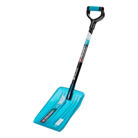 Лопата для уборки снега Palisad 61799, поликарбонат, 260х310х870 мм, стальной черенок, LUXE купить в Кургане