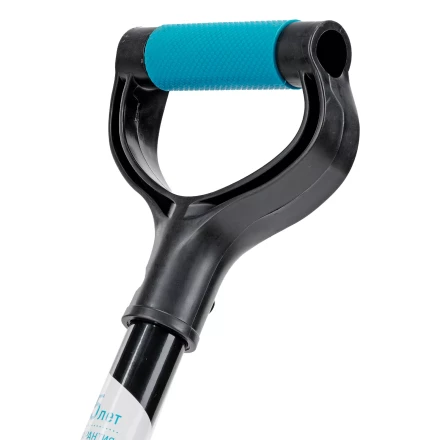 Лопата для уборки снега Palisad 61799, поликарбонат, 260х310х870 мм, стальной черенок, LUXE купить в Кургане