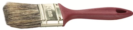 Кисть плоская ЗУБР &quot;УНИВЕРСАЛ-ПРЕМИУМ&quot; &quot;КП-15&quot;, смешанная натуральная щетина, пластмассовая ручка, 20мм 4-01015-020 купить в Кургане