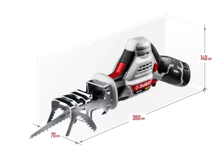 Пила сабельная аккумуляторная СПЛ-121 серия СТАНДАРТ купить в Кургане