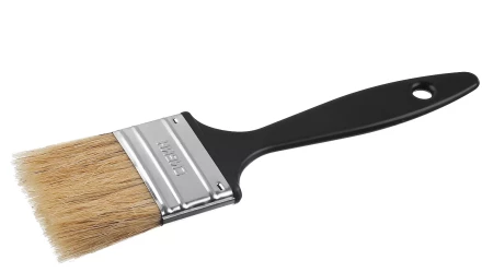 Кисть плоская СИБИН, пластиковая ручка, светлая щетина, 50мм 01008-050 купить в Кургане