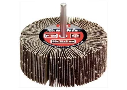 Круг лепестковый для дрели P 40 60 х 30 х 6 мм MATRIX 74120 купить в Кургане