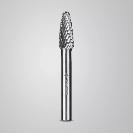 Зубр Твердосплавная борфреза F - парабола с закругленным углом, 8 х 20 мм, радиус 2.0 мм (28805-8-20) купить в Кургане