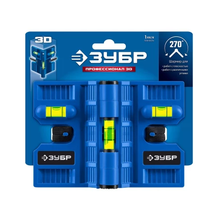 ЗУБР Угловой магнитный уровень, Профессионал-3D (34553) купить в Кургане