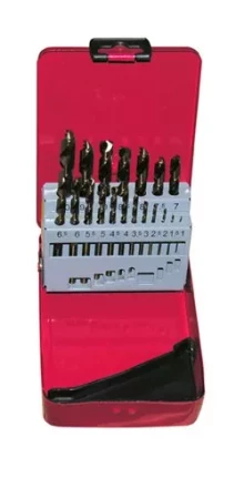 Набор сверл д/мет.Р6М5  13шт.в мет.футляре 1/50 25213 купить в Кургане