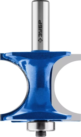 ЗУБР 54 x 51 мм, радиус 12.7 мм, фреза полустержневая с подшипником, Профессионал (28722-54) купить в Кургане