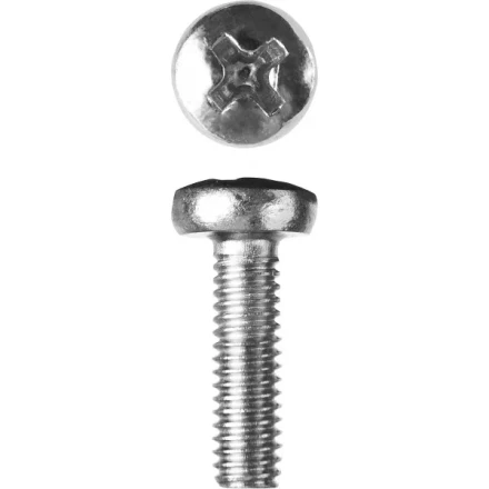 Винт ЗУБР &quot;МАСТЕР&quot; DIN 7985, класс прочности 4.8, оцинкованный, M4x12мм, 5кг 303150-04-012 купить в Кургане