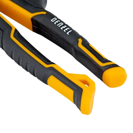 Ножницы по металлу Denzel 78371, 270 мм, прямой и правый рез, сталь-СrMo, трехкомпонентные рукоятки купить в Кургане