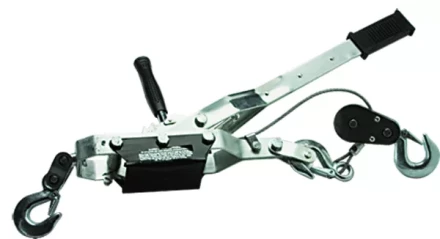 Лебедка рычажная тяга - 2 т подъем - 0.8 т двойное храповое колесо  MATRIX 52260 купить в Кургане