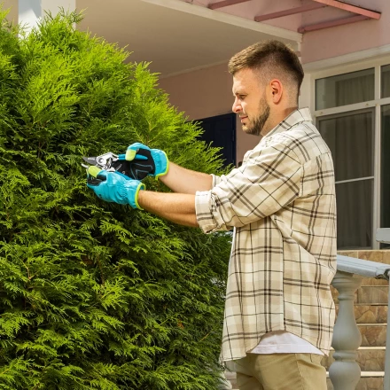 Секатор прямого реза Palisad, 205 мм, алюминиевые рукоятки в ПВХ-оболочке, Luxe 60463 купить в Кургане