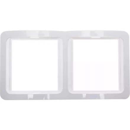 Панель СВЕТОЗАР &quot;ГАММА&quot; двойная вертикальная, цвет белый SV-54147-W купить в Кургане