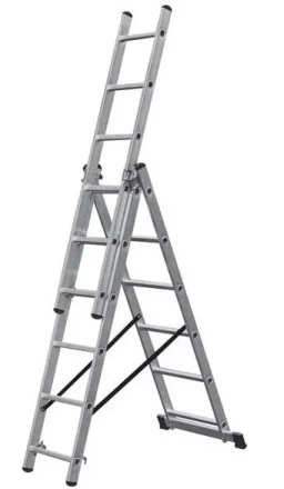 Лестница 3-х секционная алюминиевая 3*6 1013303 купить в Кургане