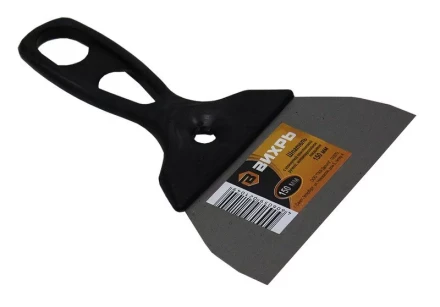 Шпатель нержавеющая сталь пластиковая рукоятка 150мм Вихрь купить в Кургане