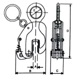 Захват для вертикального подъема листового металла тип DSQA-5.0 купить в Кургане