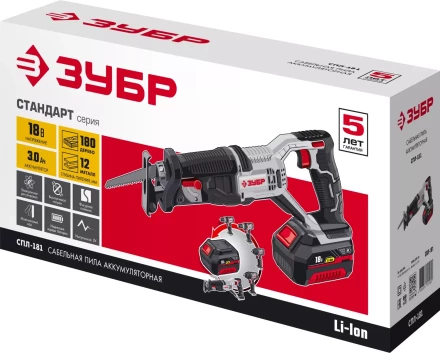 Пила сабельная аккумуляторная СПЛ-181 серия СТАНДАРТ купить в Кургане