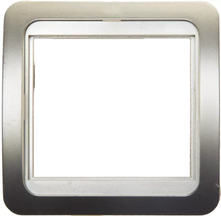 Панель СВЕТОЗАР &quot;ГАММА&quot; накладная, цвет золотой металлик, 1 гнездо SV-54145-GM купить в Кургане