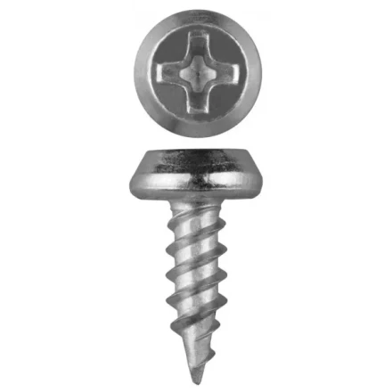 Саморезы ЗУБР "МАСТЕР" оцинкованные, для крепления лист. металла до 0.9мм, полуцилиндр. головка, 3.5x11мм, 1200шт 4-300121-35-11 купить в Кургане