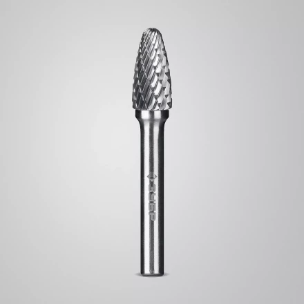 Зубр Твердосплавная борфреза F - парабола с закругленным углом, 10 х 20 мм, радиус 2.5 мм (28805-10-20) купить в Кургане
