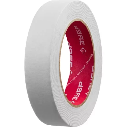Малярная лента ЗУБР, креповая, 25мм х 50м 12115-25 купить в Кургане