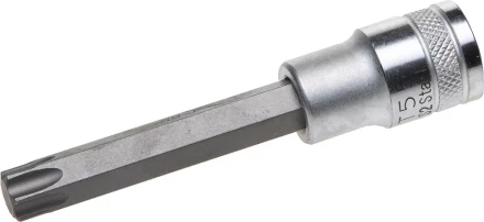 Торцовая бита-головка KRAFTOOL "INDUSTRIE QUALITAT", удлиненная, материал S2, TORX, сатинированная, 1/2", Т55 27906-55_z01 купить в Кургане