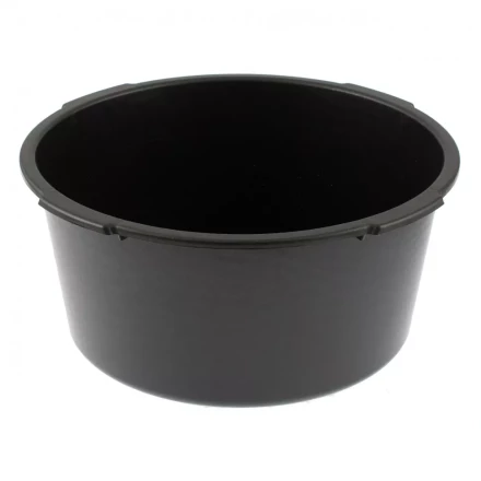 Таз круглый строительный черный 16 л Россия Сибртех 81454 купить в Кургане