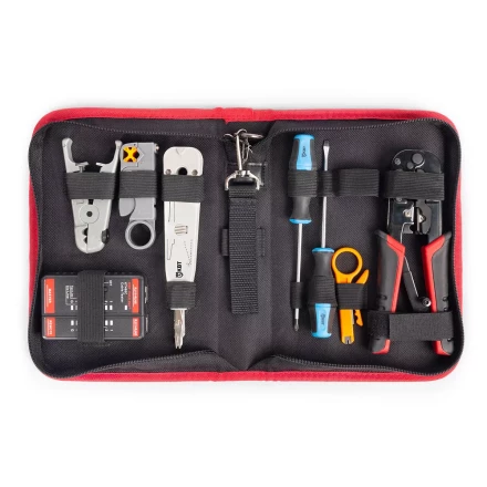 Набор КВТ LAN-8 для работ с сетевым кабелем (90348) купить в Кургане