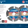 ЗУБР Термит-6, 115 х 22.2 мм, 6 резцов, для УШМ, усиленный, пильный диск по дереву, Профессионал (36858-115) купить в Кургане