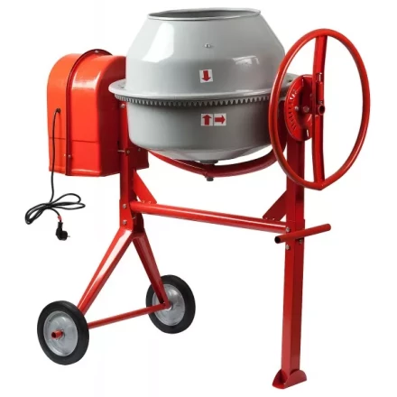 Бетоносмеситель ЗУБР электрический, чугунный венец, 120л, 375Вт ЗБСЭ-120 купить в Кургане