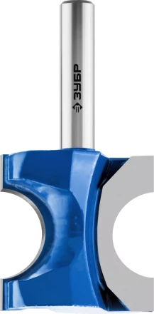 ЗУБР 34.9 x 35 мм, радиус 9.5 мм, фреза полустержневая, Профессионал (28723-34.9) купить в Кургане