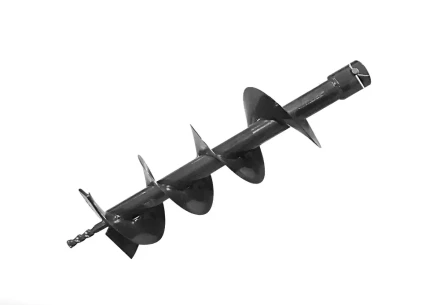 Шнек для грунта D 150мм d посадки 20 мм длина 800мм GDB-150 CARVER купить в Кургане