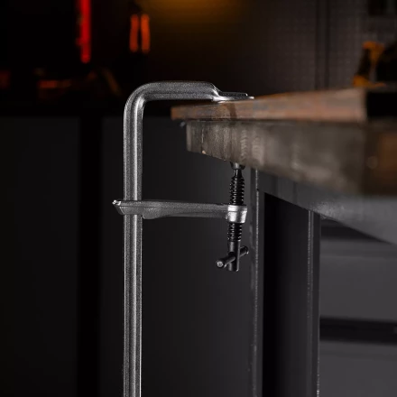 Струбцина F-образная Denzel 20479, 120x600мм, кованая купить в Кургане