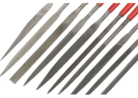 Набор надфилей 160 х 4мм 10 шт обрезиненные рукоятки MATRIX 15818 купить в Кургане