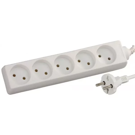 Удлинитель СВЕТОЗАР электрический, 5 гнезд, 5м SV-55050-5 купить в Кургане