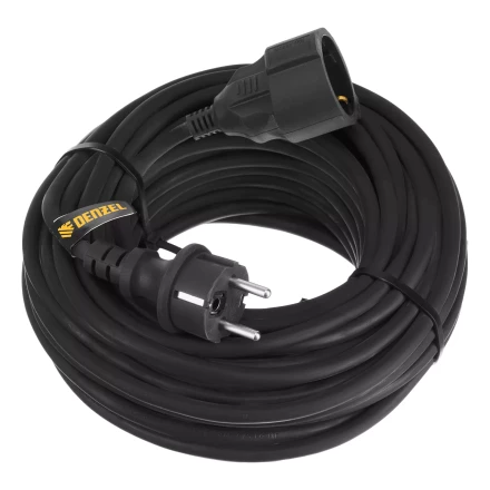Удлинитель-шнур силовой Denzel Top Series 37420, КГТТ, 20м, 1 розетка, 3 x 1,5 мм, 3 м купить в Кургане