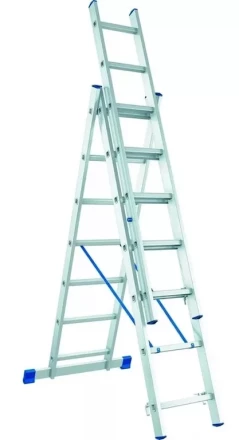 Лестница 3-х секционная алюминиевая 3*7 1013304 купить в Кургане
