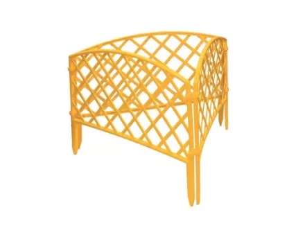 Забор декоративный &quot;Плетенка&quot; 24 х 320 см желтый Россия 65001 купить в Кургане