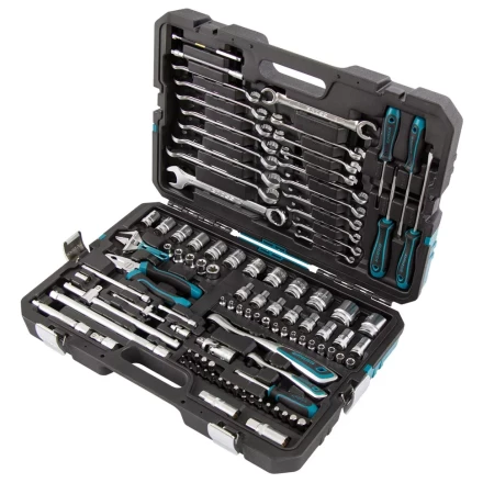 Набор инструментов 101 предмет, 120 зубьев, CrV, 1/4&quot;, 1/2&quot; Gross 14151 купить в Кургане