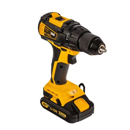 Дрель-шуруповерт аккумуляторная BLDL-IB-18-02 Denzel 26121 купить в Кургане