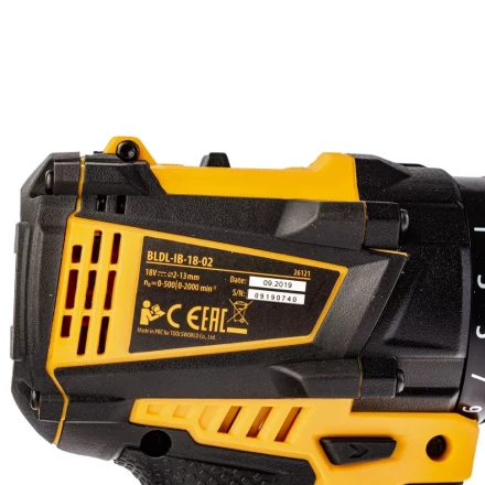 Дрель-шуруповерт аккумуляторная BLDL-IB-18-02 Denzel 26121 купить в Кургане